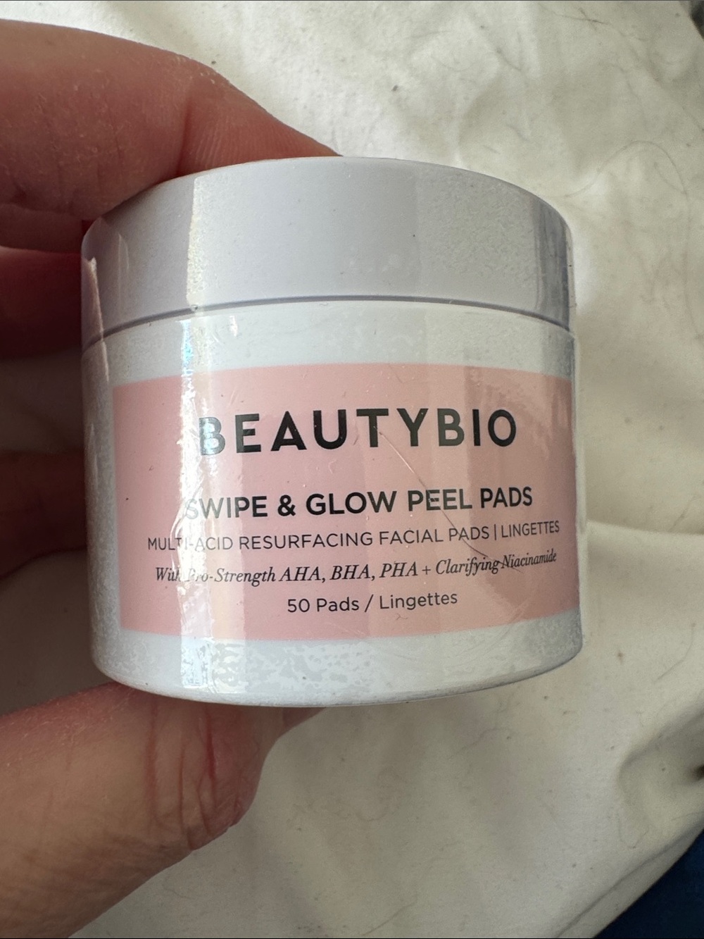 Beauty Bio wipe & glow peel pads